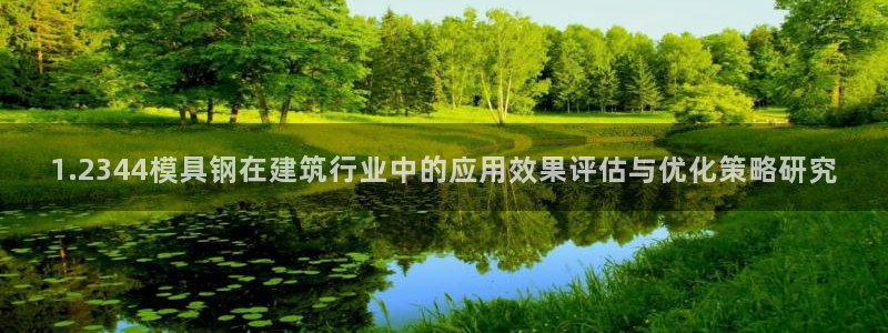 太阳游戏汉化：1.2344模具钢在建筑行业中的应用效果评估与优化策略研究
