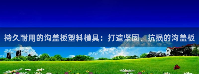 太阳成集团tyc234cc福利：持久耐用的沟盖板塑料模具：打造坚固、抗损的沟盖板