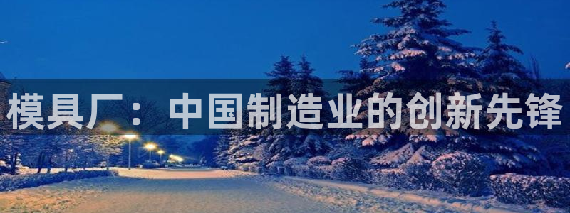 太阳集团78566备用网址：模具厂：中国制造业的创新先锋